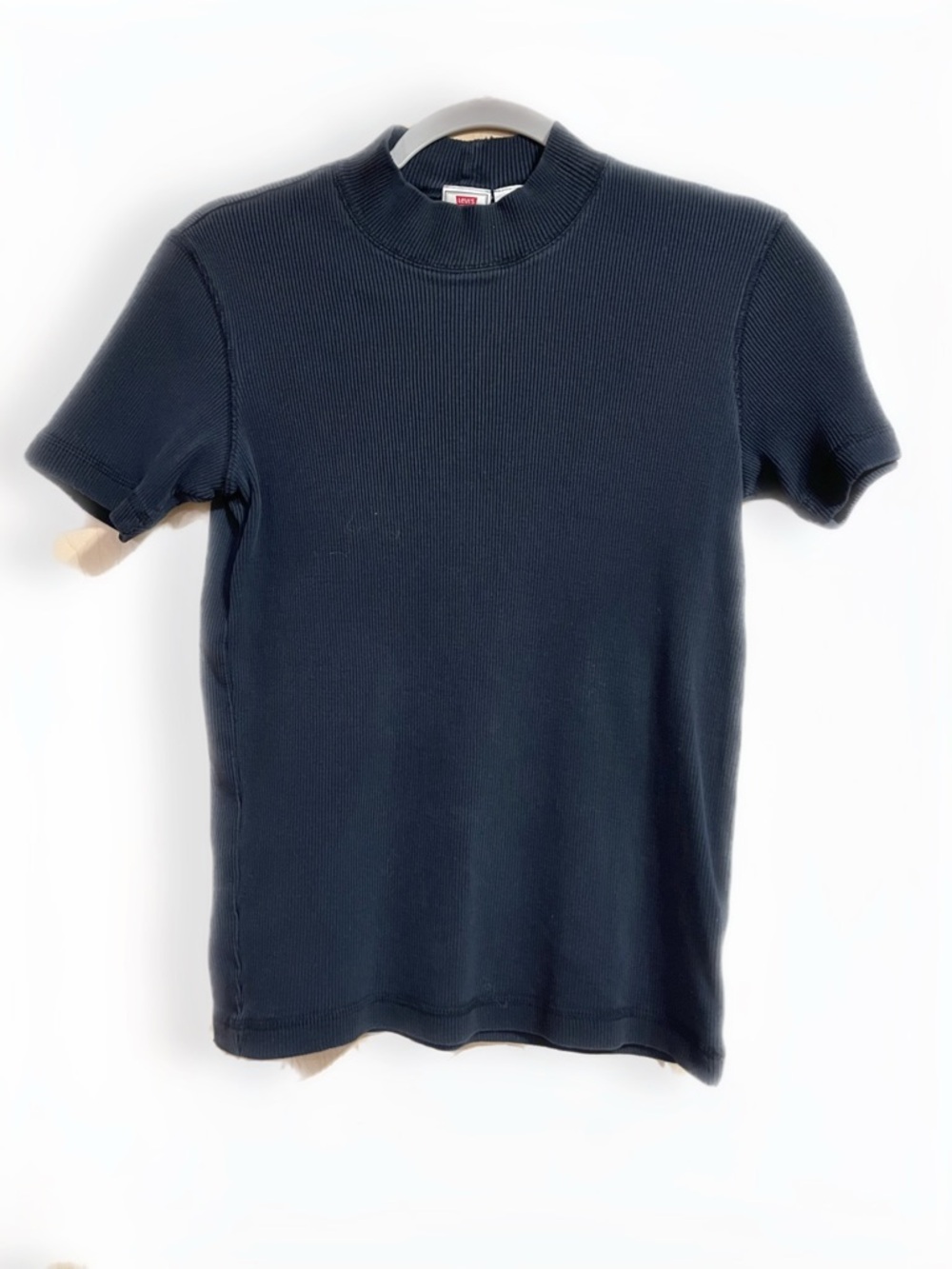 Vintage Levi's Jeans for Women 100% Cotton Mock Neck Tee Size Large